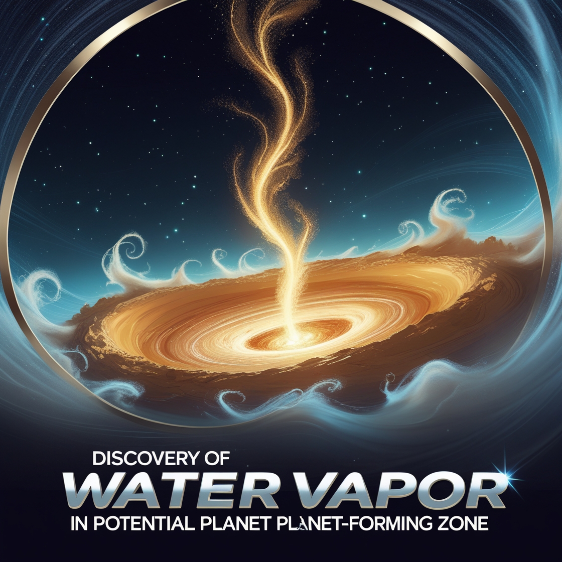 Discovery of Water Vapor in Potential Planet-Forming Zone